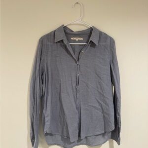 XíRENA Light Blue Casual Button-Up Shirt